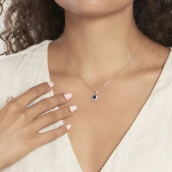 Histoire d'Or Pendentif Vladimir Or Blanc Saphir Diamants