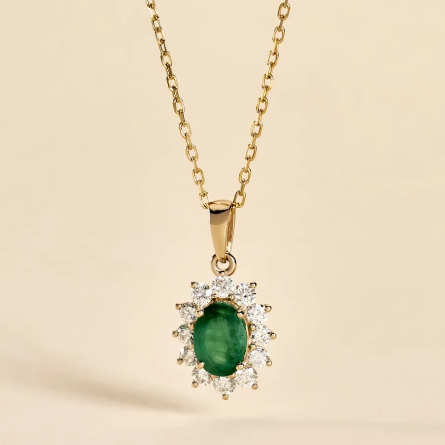 Histoire d'Or Pendentif Vladimir Or Jaune Rubis Diamants