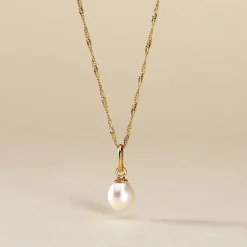 Histoire d'Or Pendentif Yoela Or Jaune Perle De Culture