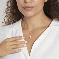 Histoire d'Or Pendentif Yoela Or Jaune Perle De Culture