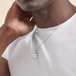 Pendentif Zodiaque Parchemin Argent Blanc-Histoire d'Or Hot