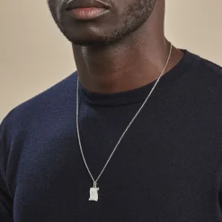 Pendentif Zodiaque Parchemin Argent Blanc-Histoire d'Or