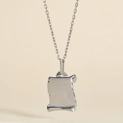 Pendentif Zodiaque Parchemin Argent Blanc-Histoire d'Or Online