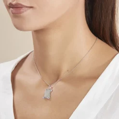 Pendentif Zodiaque Parchemin Argent Blanc-Histoire d'Or Outlet