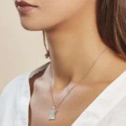 Pendentif Zodiaque Parchemin Argent Blanc-Histoire d'Or