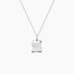 Pendentif Zodiaque Parchemin Argent Blanc-Histoire d'Or Outlet