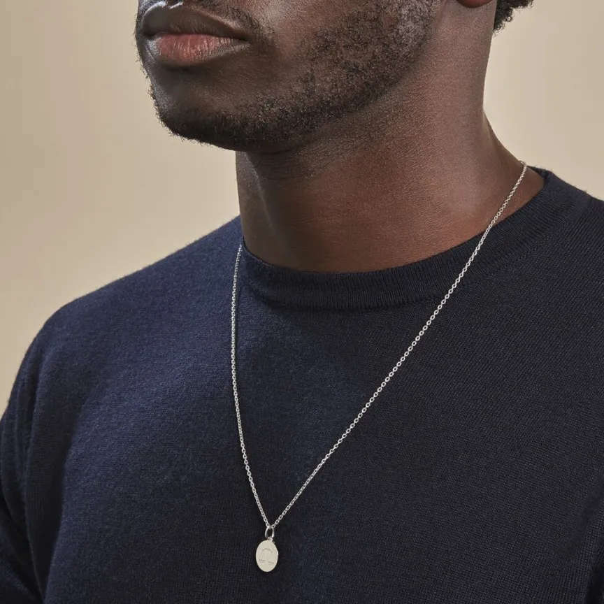 Pendentif Zodiaque Rond Argent Blanc-Histoire d'Or Online