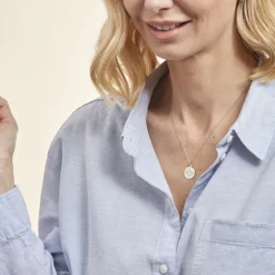 Histoire d'Or Pendentif Zodiaque Rond Argent Blanc