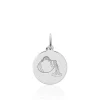 Pendentif Zodiaque Rond Argent Blanc-Histoire d'Or Clearance