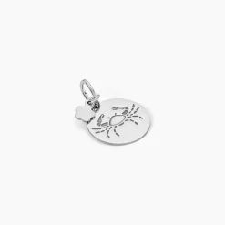 Pendentif Zodiaque Rond Argent Blanc-Histoire d'Or