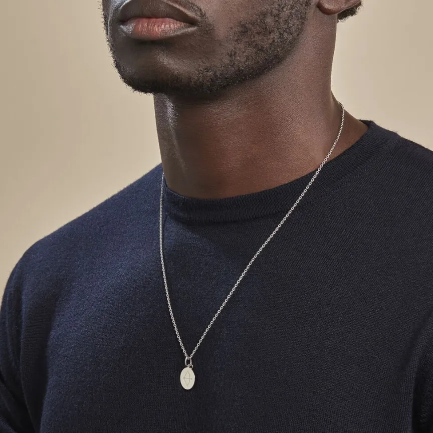 Pendentif Zodiaque Rond Argent Blanc-Histoire d'Or Discount