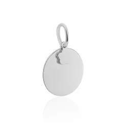 Histoire d'Or Pendentif Zodiaque Rond Argent Blanc