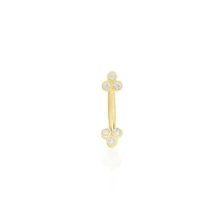 Histoire d'Or Piercing Brigid Or Jaune Oxyde De Zirconium