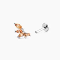 Piercing Claudelle Argent Blanc Oxyde De Zirconium-Histoire d'Or