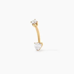 Histoire d'Or Piercing Cole Or Jaune Oxyde De Zirconium