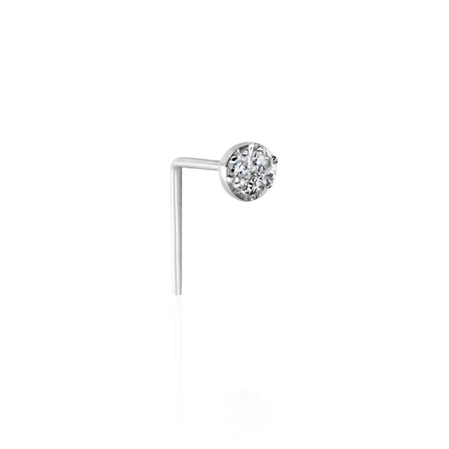 Histoire d'Or Piercing De Nez Demetrie Or Blanc Diamant