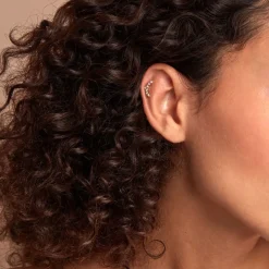 Piercing D'hélix Annecy Acier Jaune Cristal-Histoire d'Or Best