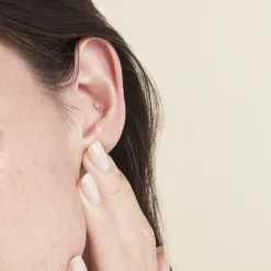 Piercing D'oreille Or Jaune Albiza Oxyde De Zirconium-Histoire d'Or Best