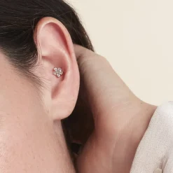 Piercing D'oreille Unitaire Argent Percy Oxyde De Zirconium-Histoire d'Or Best
