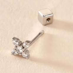 Piercing D'oreille Unitaire Argent Galihya Oxydes De Zirconium-Histoire d'Or Discount