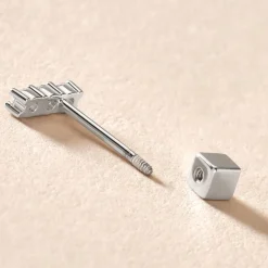 Piercing D'oreille Unitaire Argent Gauri Oxyde De Zirconium-Histoire d'Or Sale