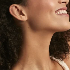 Piercing D'oreilles Unitaire Acier Doré Piia Oxyde De Zirconium-Histoire d'Or Discount