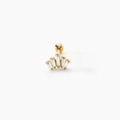 Piercing Evangelos Or Jaune Oxyde De Zirconium-Histoire d'Or Sale