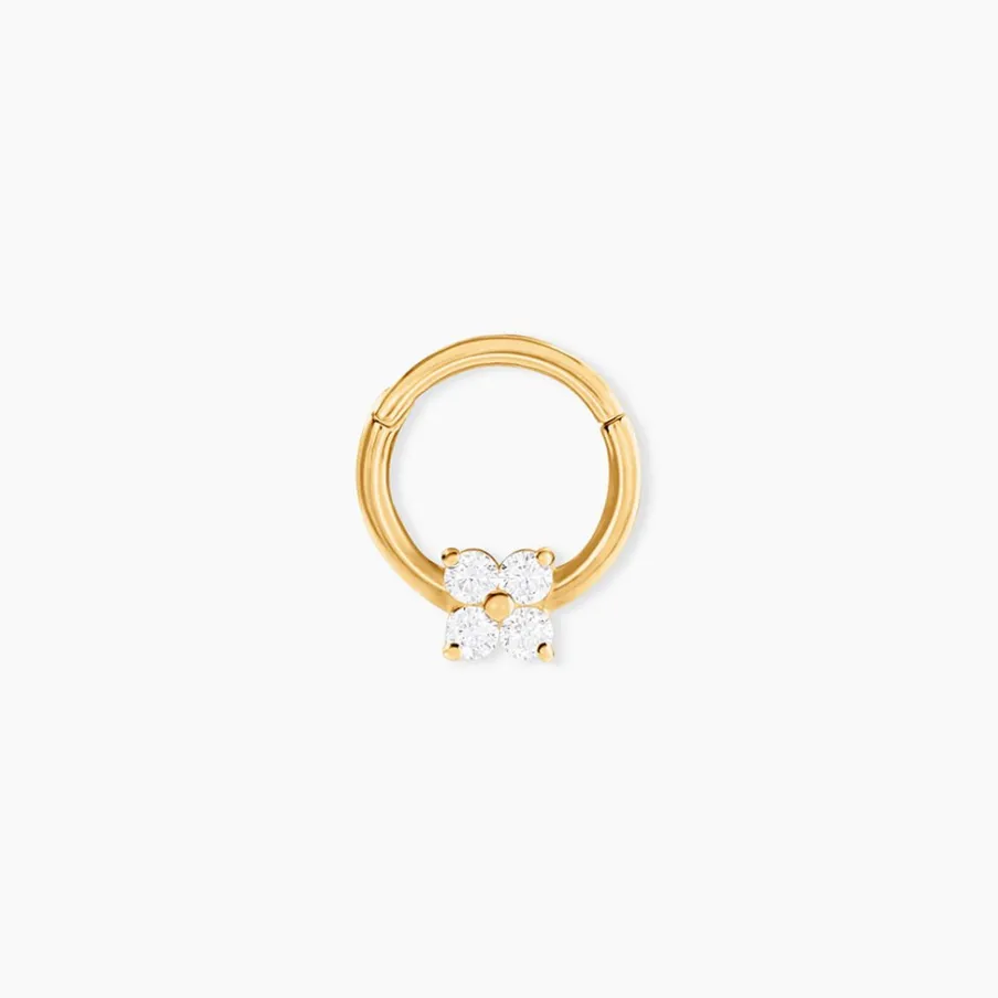 Histoire d'Or Piercing Fu Or Jaune Oxyde De Zirconium