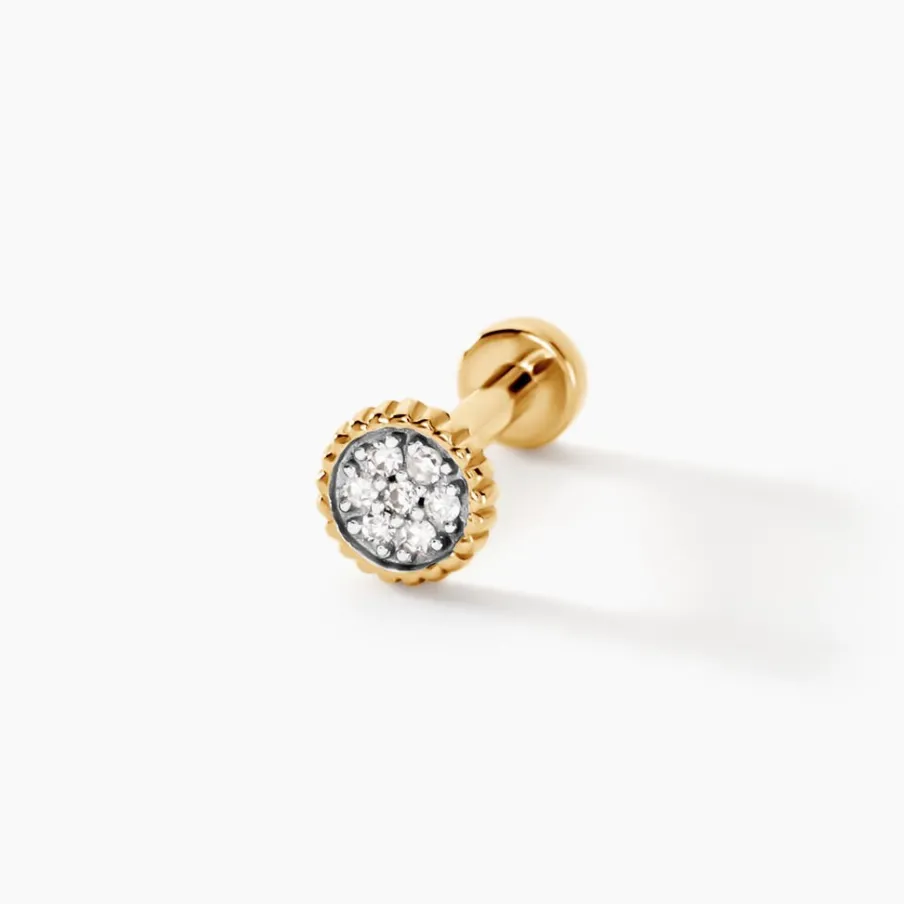 Histoire d'Or Piercing Grania Or Jaune Diamant