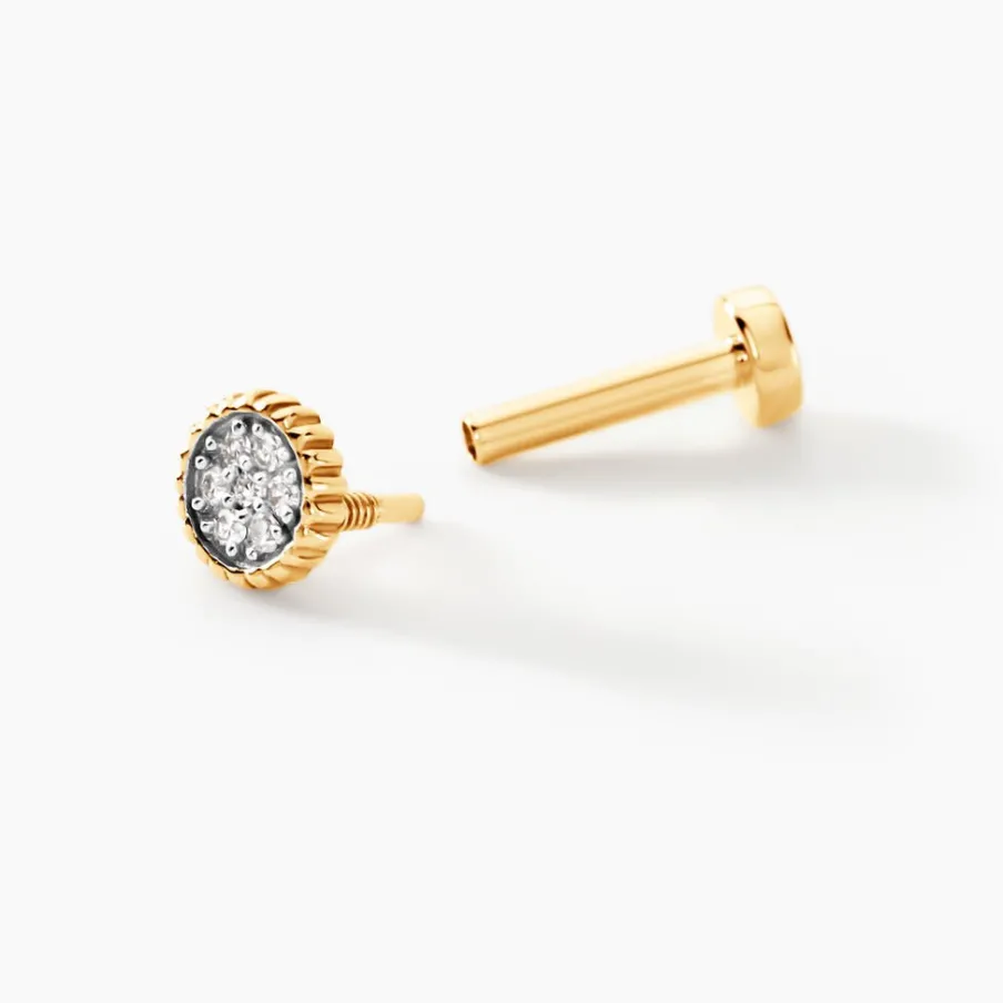 Histoire d'Or Piercing Grania Or Jaune Diamant