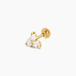 Histoire d'Or Piercing Nakato Or Jaune Oxyde De Zirconium