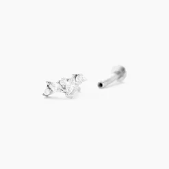 Piercing Odyle Argent Blanc Oxyde De Zirconium-Histoire d'Or Hot