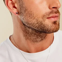 Histoire d'Or Piercing Oruro Acier Noir Oxyde De Zirconium