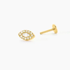 Histoire d'Or Piercing Zilia Acier Jaune Oxyde De Zirconium