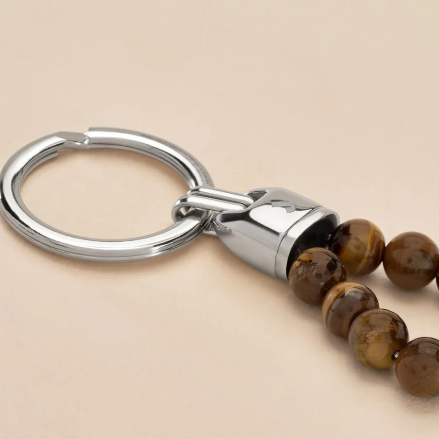 JOURDAN Porte Clefs Acier Gris