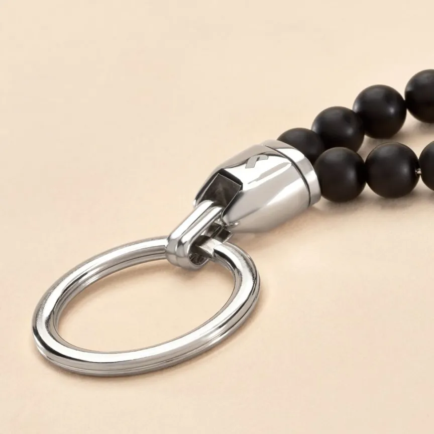 Porte Clefs Acier Gris Onyx-JOURDAN Hot