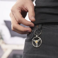 JOURDAN Porte Clefs Mariemeae Acier Bicolore