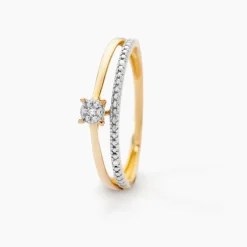 Histoire d'Or Solitaire Accompagne Marjani Or Jaune Diamant