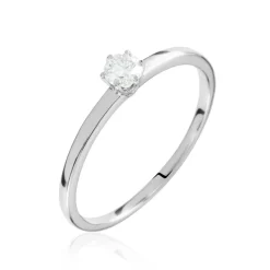 Solitaire  Natalia Pl Platine Blanc Diamant-Histoire d'Or Hot