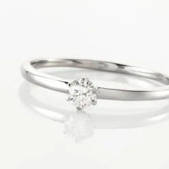 Solitaire  Natalia Pl Platine Blanc Diamant-Histoire d'Or Hot