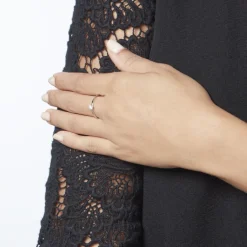 Histoire d'Or Solitaire  Natalia Platine Blanc Diamant