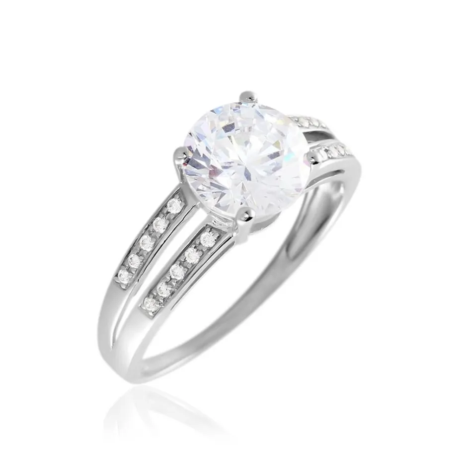 Histoire d'Or Solitaire De Zirconium