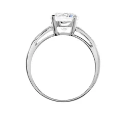 Histoire d'Or Solitaire De Zirconium