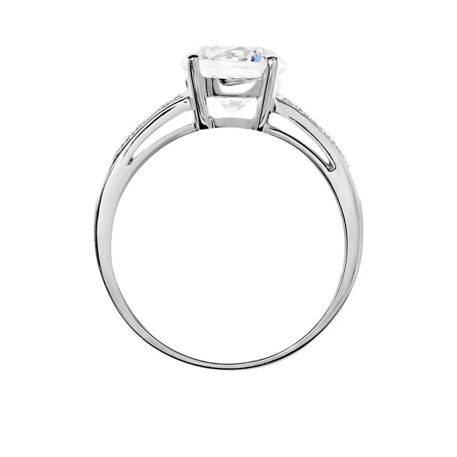 Histoire d'Or Solitaire De Zirconium